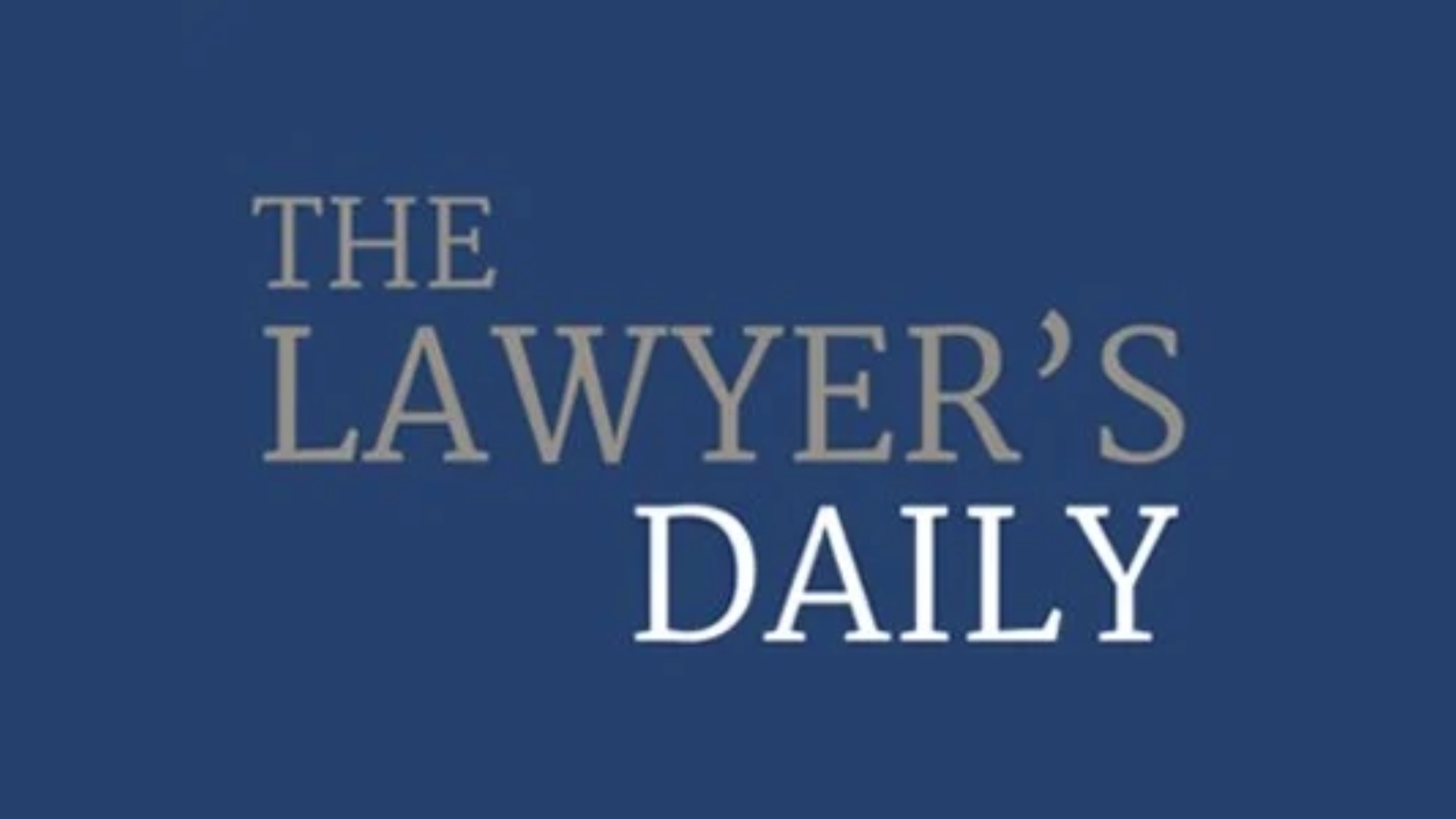 The Lawyer's Daily logo