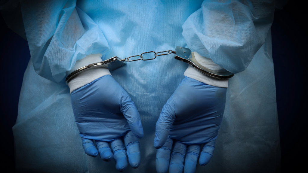 Physician in Handcuffs