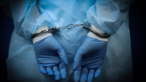 Physician in Handcuffs | Paul Cahill Medical Malpractice Lawyer Physician in Handcuffs